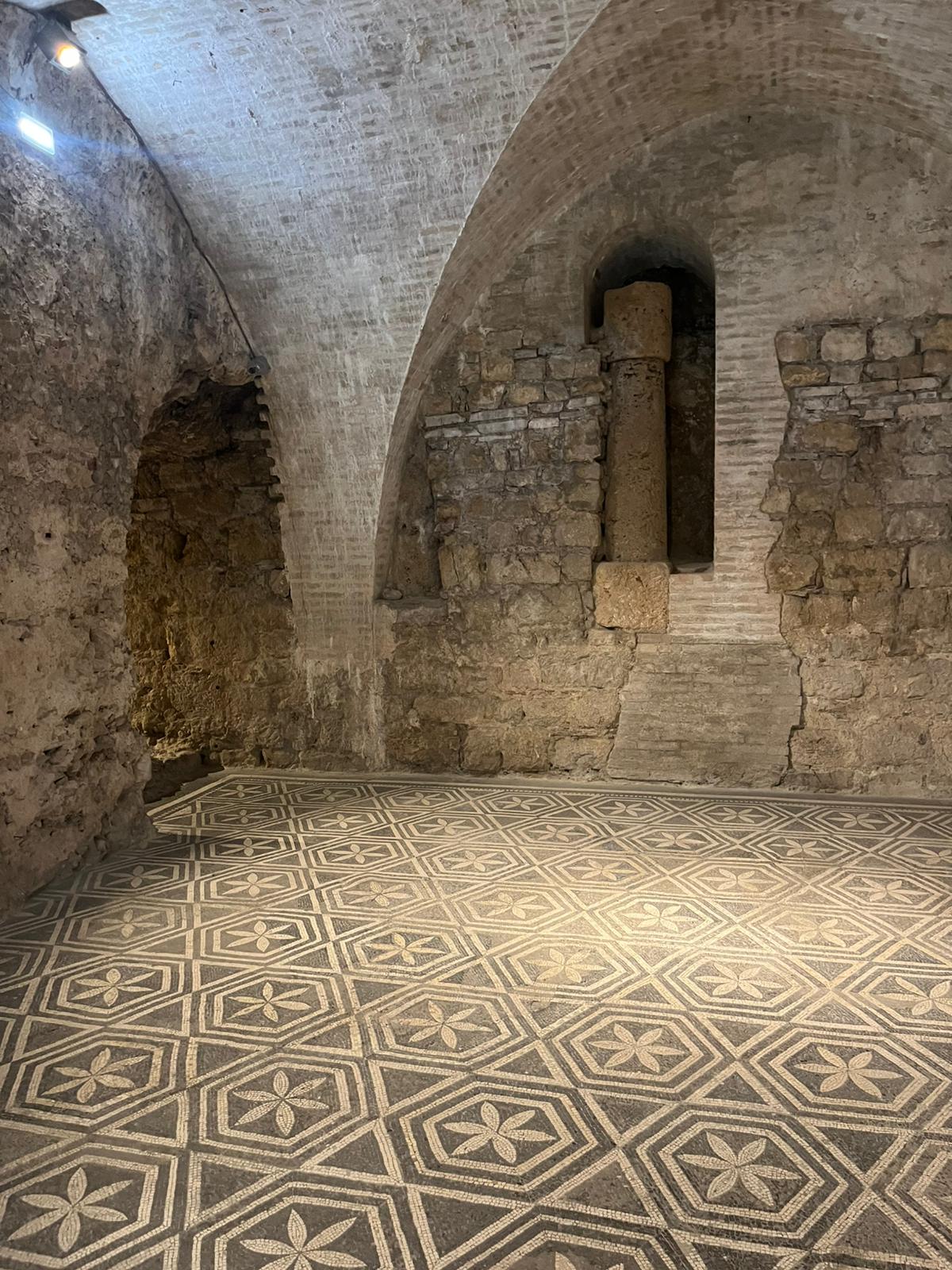 Mosaic floor