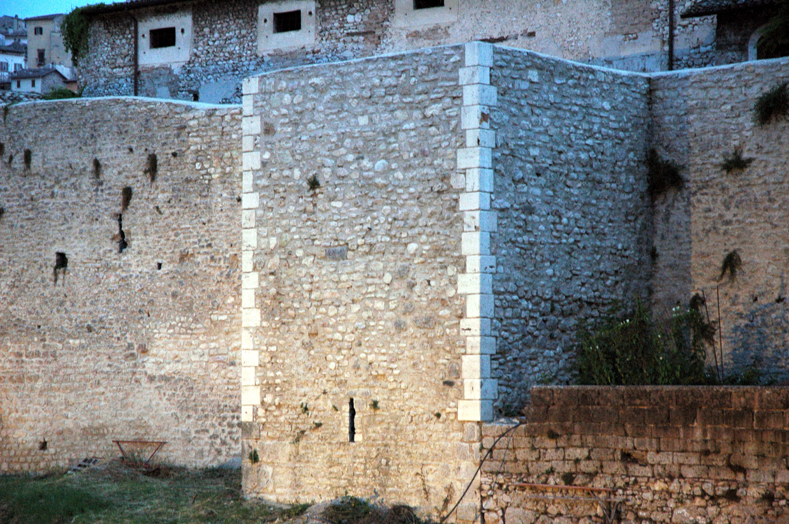 Medieval City Walls Via Cacciatori delle Alpi