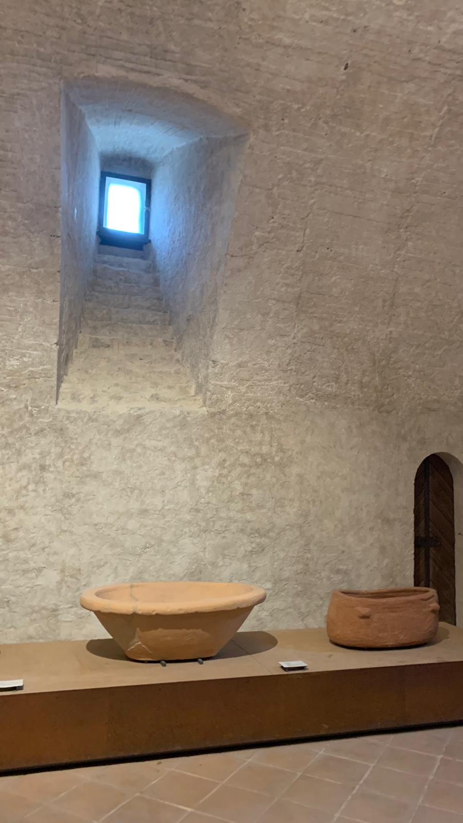 Historic internal window of Rocca Albornoziana