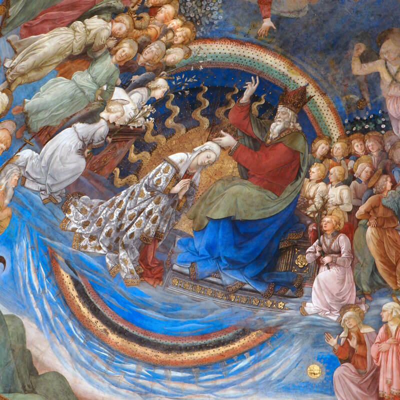 Coronation of the Virgin Fresco