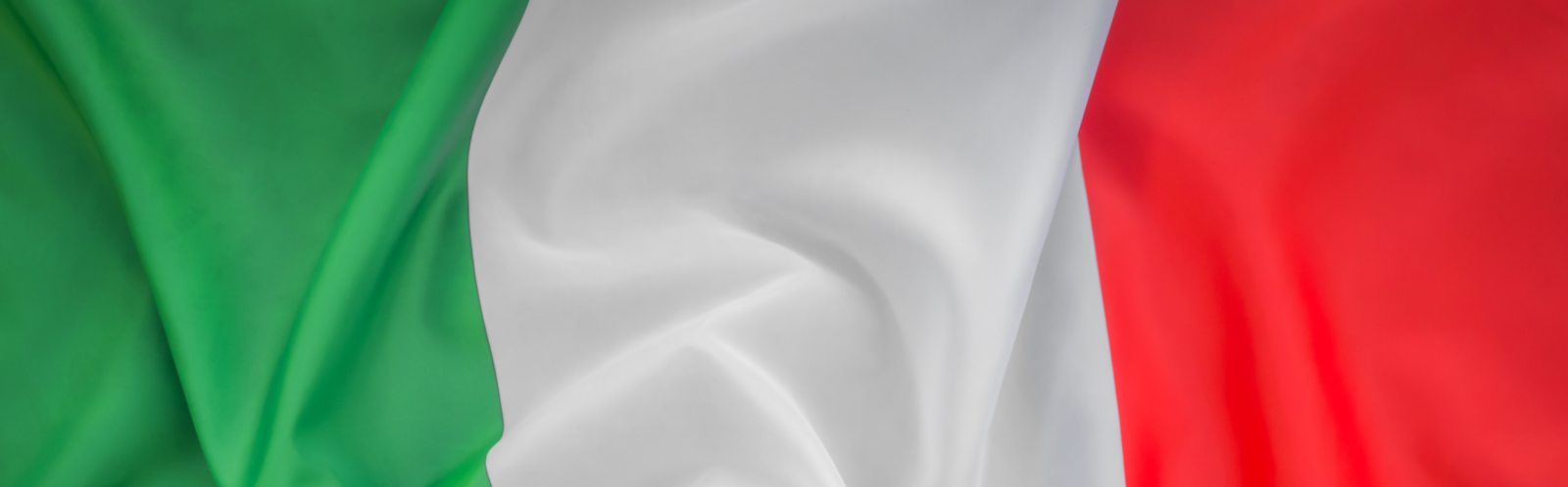 Italian flag used as the hero image for an article about studying and moving to Italy