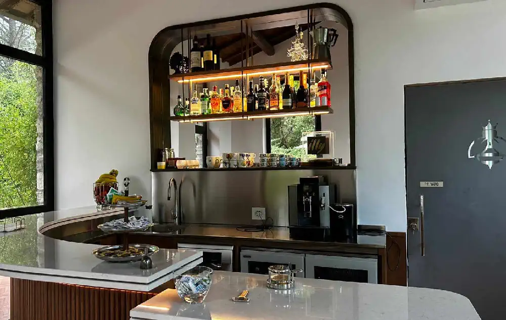 Reception and breakfast area at Adagio Umbro B&B near Spoleto