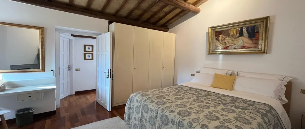 Historic tower room at Adagio Umbro countryside B&B near Spoleto, Umbria