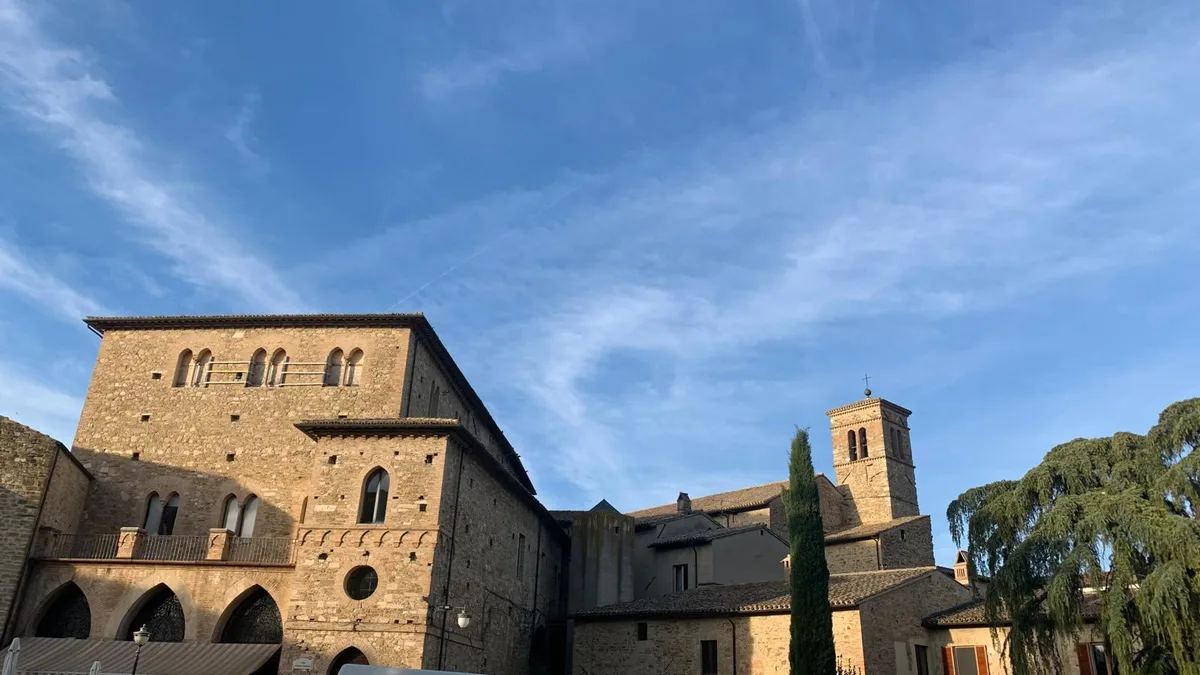 View in the historic centre of Bevagna, Umbria